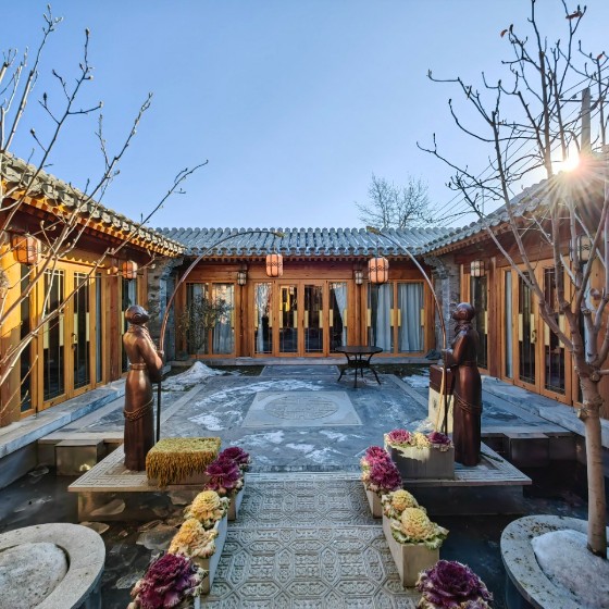 景山精装可停车四合院